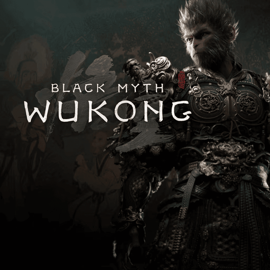 The cover for Black Myth: Wukong features the protagonist, Wukong, clad in intricate armor, holding a staff