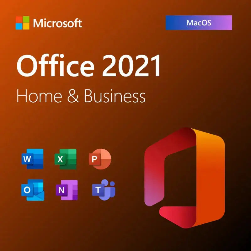 Microsoft Office 2021 Home and Business Mac Cover